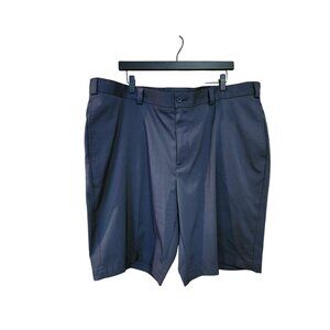 Slazenger Mens Navy Golf Shorts W42 Polyester/Spandex Blend Classic Fit With Bac